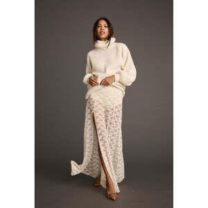 12th Tribe Odessa White Lace Maxi Skirt Size MM PRE-ORDER LATE JAN 2025